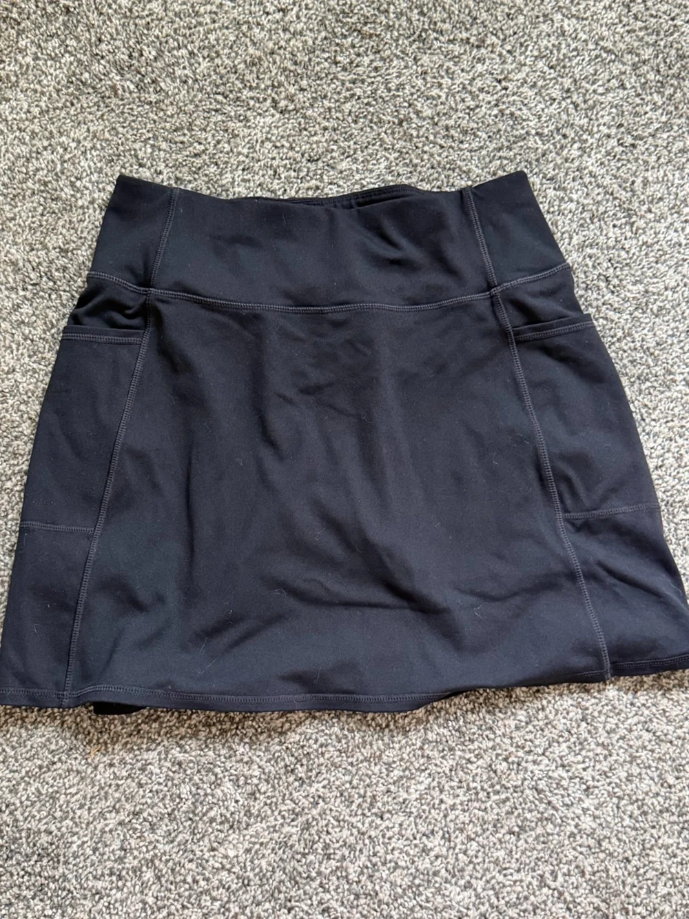 Skechers Black Athletic Skort with Logo